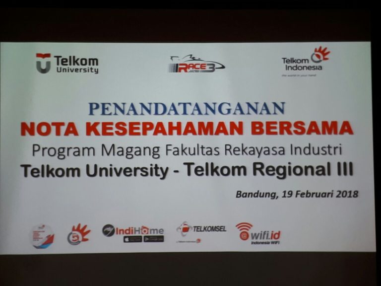 Penandatanganan MoU Telkom University & PT Telkom Indonesia