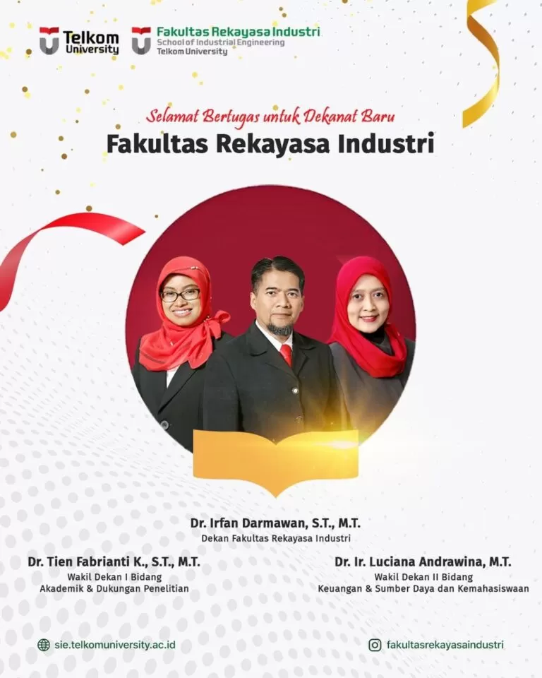 Serah Terima Jabatan Dekan & Wadek II Fakultas Rekayasa Industri
