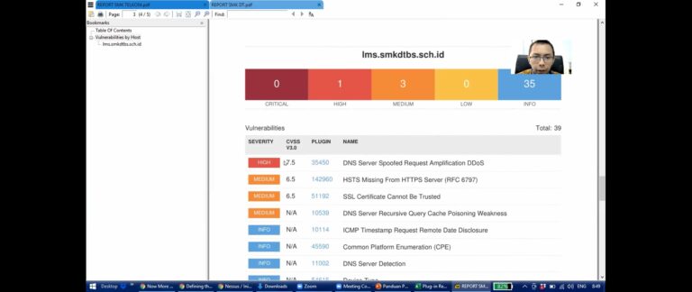 Peningkatan Pengamanan Proses Learning Management System