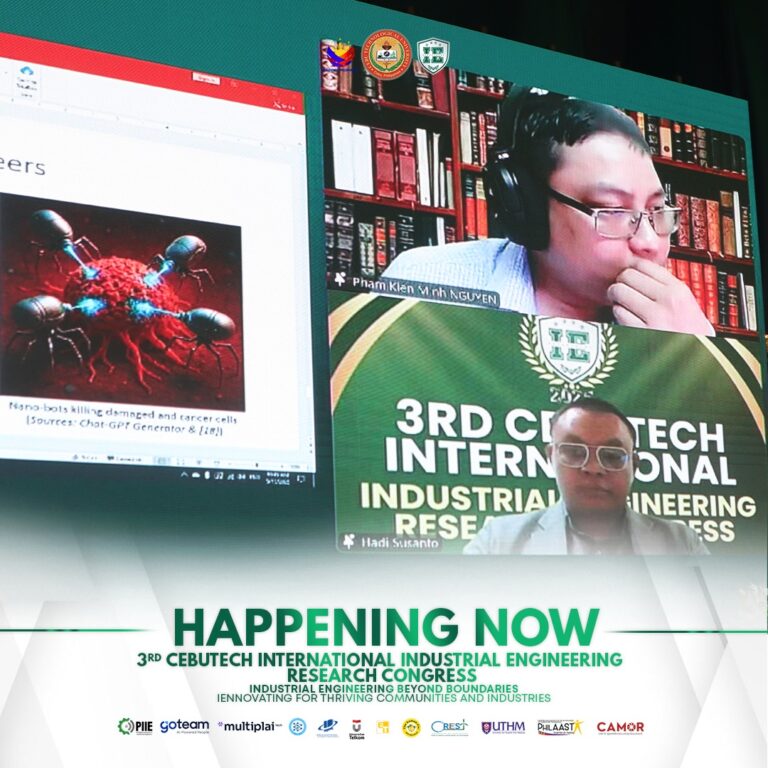 Dosen Program Studi S1 Teknik Industri, Telkom University Berpartisipasi dalam CIIERC 2025 di Cebu Technological University, Filipina