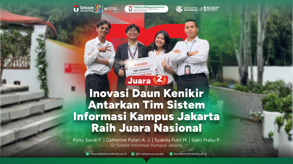 Inovasi Daun Kenikir Antarkan Tim Sistem Informasi Kampus Jakarta Raih Juara 2 Nasional